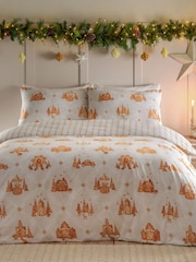Furn Cloud Dust Gretel Festive Brushed 100% Cotton Duvet Cover Set - Image 4 of 4
