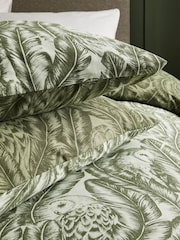 Wylder Forest Green Albus Owl Reversible Duvet Cover Set - Image 3 of 5