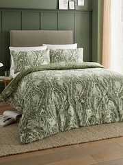 Wylder Forest Green Albus Owl Reversible Duvet Cover Set - Image 4 of 5