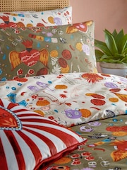 Furn Multicolour La Vida Festive Reversible Duvet Cover Set - Image 2 of 5