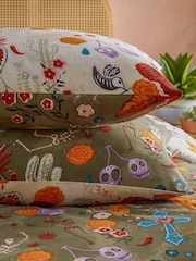 Furn Multicolour La Vida Festive Reversible Duvet Cover Set - Image 3 of 5