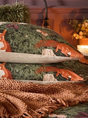 Furn Multicolour Pineberry Forest Reversible Duvet Cover Set - Image 3 of 4