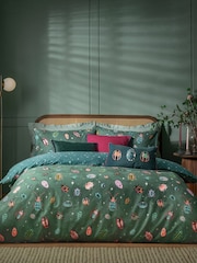 Furn Green Beetalis Jewel Insect Duvet Cover Set - Image 1 of 4