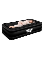 Get Fit Black Premium Air Bed with Pillows and Built in Pump - Image 1 of 7