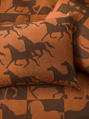 Furn Tan Herve Wild Horse Duvet Cover Set - Image 3 of 4