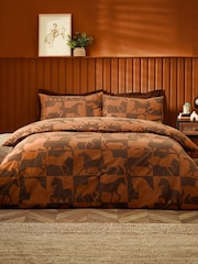 Furn Tan Herve Wild Horse Duvet Cover Set - Image 4 of 4