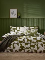 Furn Olive Herve Wild Horse Duvet Cover Set - Image 1 of 4
