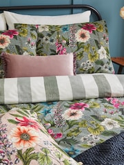Wylder Petrol Hidcote Manor Floral Duvet Cover Set - Image 2 of 4