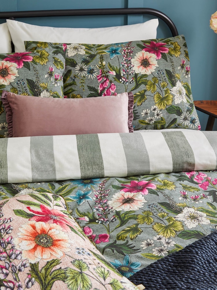 Wylder Petrol Hidcote Manor Floral Duvet Cover Set - Image 2 of 4