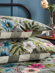 Wylder Petrol Hidcote Manor Floral Duvet Cover Set - Image 3 of 4