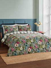 Wylder Petrol Hidcote Manor Floral Duvet Cover Set - Image 4 of 4