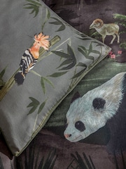 Paoletti Green Chuan 100% Cotton Sateen Duvet Cover Set - Image 3 of 3