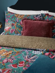 Wylder Lake Blue Viranai Exotic Floral Duvet Cover Set - Image 2 of 4