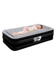 Get Fit Grey Premium Air Bed with Pillows and Built in Pump - Image 1 of 7