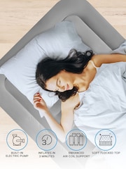 Get Fit Grey Premium Air Bed with Pillows and Built in Pump - Image 5 of 7