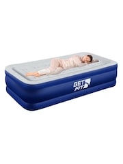 Get Fit Blue Premium Air Bed with Pillows and Built in Pump - Image 1 of 7
