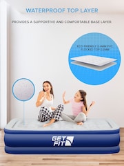 Get Fit Blue Premium Air Bed with Pillows and Built in Pump - Image 4 of 7