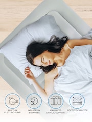 Get Fit Blue Premium Air Bed with Pillows and Built in Pump - Image 5 of 7