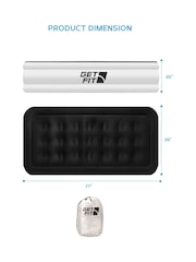 Get Fit White/Black Premium Air Bed with Pillows and Built in Pump - Image 2 of 7