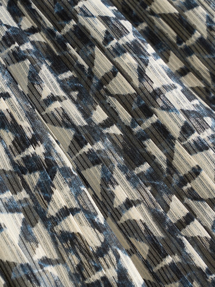 Sort/hvid geometrisk - Midi-nederdel med tryk - Image 6 of 7