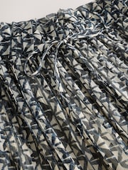 Sort/hvid geometrisk - Midi-nederdel med tryk - Image 7 of 7