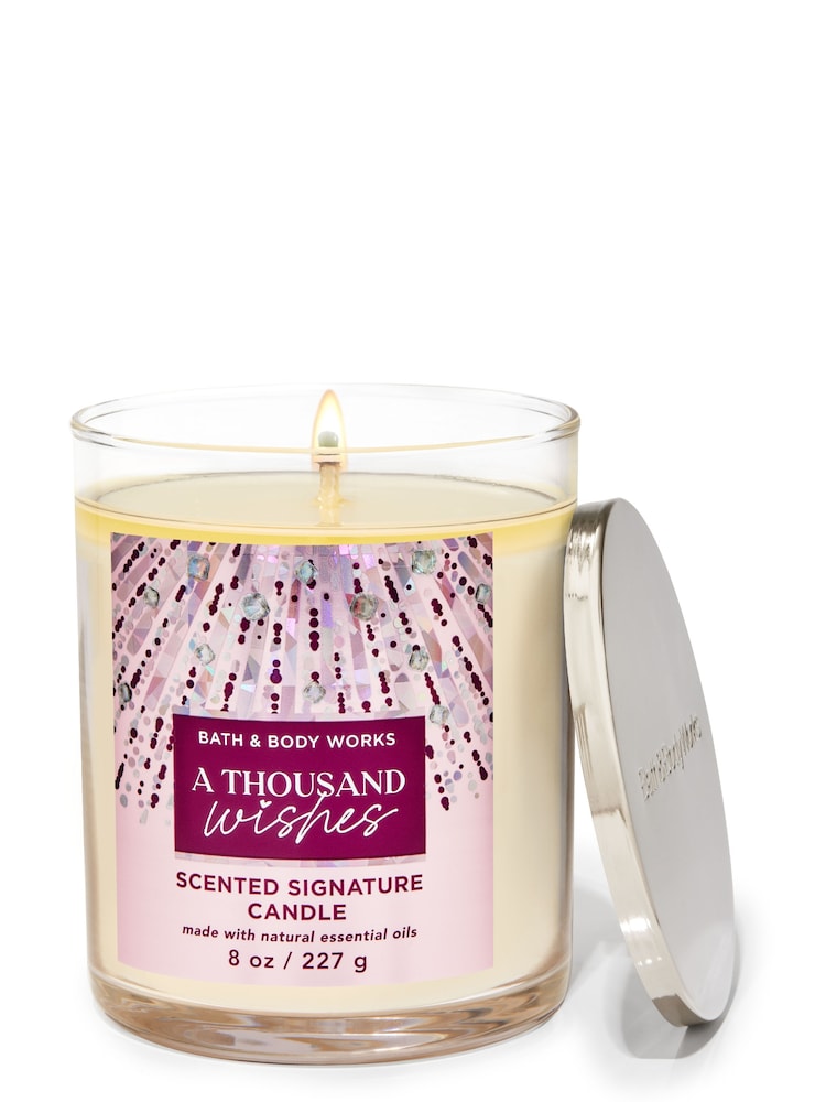 Bath & Body Works A Thousand Wishes Single Wick Candle 8 oz / 227 g - Image 1 of 1