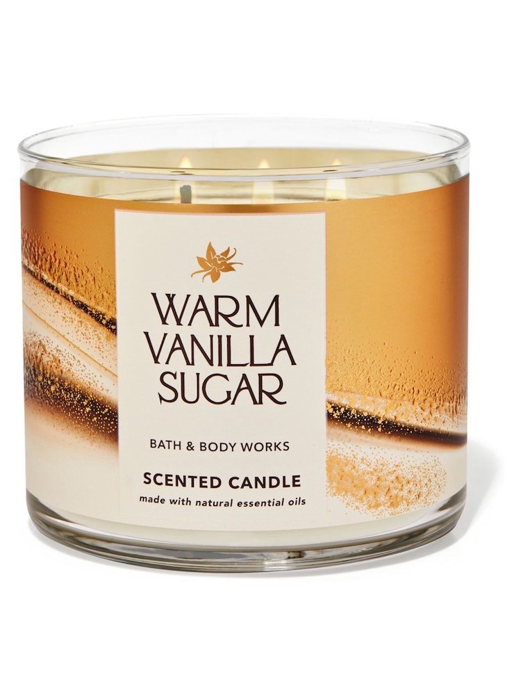 Bath & Body Works Warm Vanilla Sugar 3-Wick Candle 14.5 oz / 411 g - Image 1 of 1