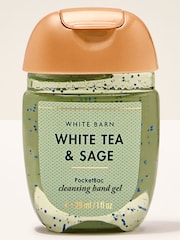 Bath & Body Works White Tea and Sage PocketBac Cleansing Hand Gel 29ml - Image 1 of 2