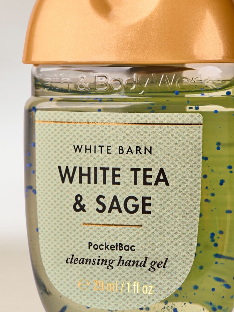 Bath & Body Works White Tea and Sage PocketBac Cleansing Hand Gel 29ml - Image 2 of 2