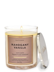 Bath & Body Works Mahogany Vanilla Bath & Body Works Single Wick Candle 8 oz / 227 g - Image 1 of 1
