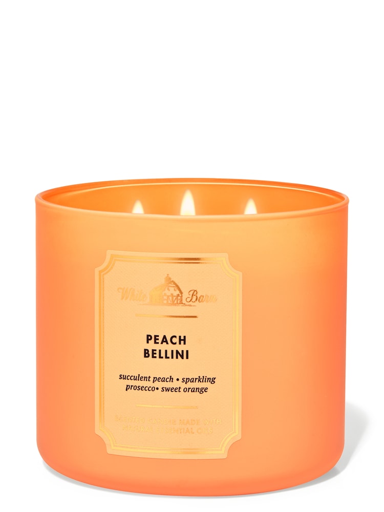 Bath & Body Works Peach Bellini Cake 3-Wick Candle 411 g - Image 1 of 1