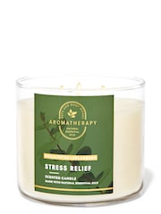 Bath & Body Works The Perfect Autumn Eucalyptus Tea 3-Wick Candle 14.5 oz / 411 g - Image 1 of 1