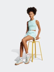 adidas originals Green Ribbed Crop Vest - Image 3 of 6