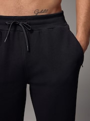 Black Active Gym Texture Training Joggers - Image 6 of 9