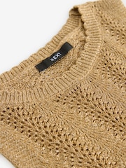 Gold Stitch Detail Sparkle Tank - Image 5 of 6