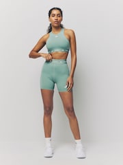 adidas Green Techfit Power Impact Medium Support Sports Bra - Image 2 of 7