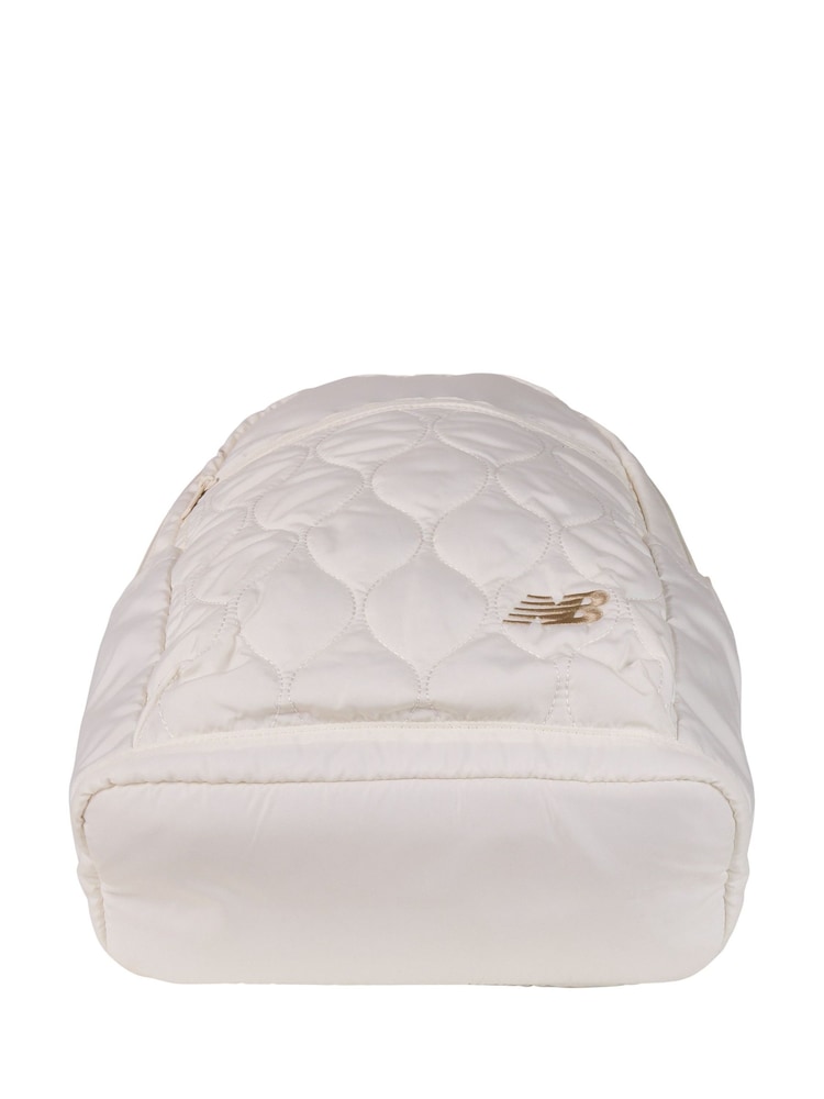 New Balance Cream Quilt Backpack - Image 4 of 4
