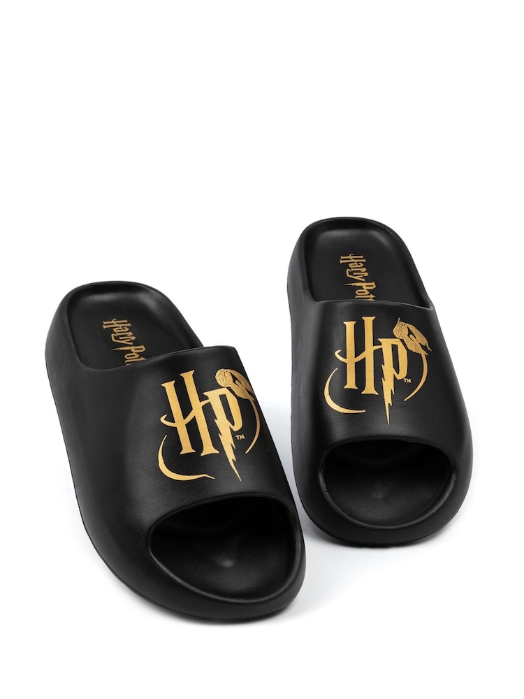 Vanilla Underground Black Ladies Harry Potter Sliders - Image 1 of 5