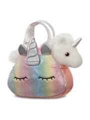 Aurora World Fancy Pals Rainbow Pet Carrier Unicorn Bag - Image 2 of 2