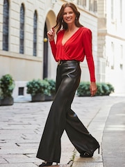 Sosandar Faux Wrap Premium Top - Imagen 2 de 5