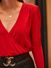 Sosandar Faux Wrap Premium Top - Imagen 5 de 5