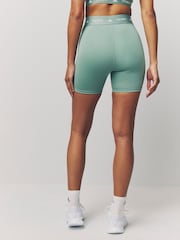 adidas Green Techfit 7/8 Shorts - Image 3 of 6