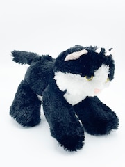 Aurora World Mini Flopsies Maynard Cat 8 Inch Black/White Plush Soft Toy - Image 3 of 3