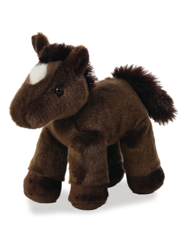 Aurora World Mini Flopsies Chestnut 8 Inch Plush Horse Soft Toy - Image 1 of 3