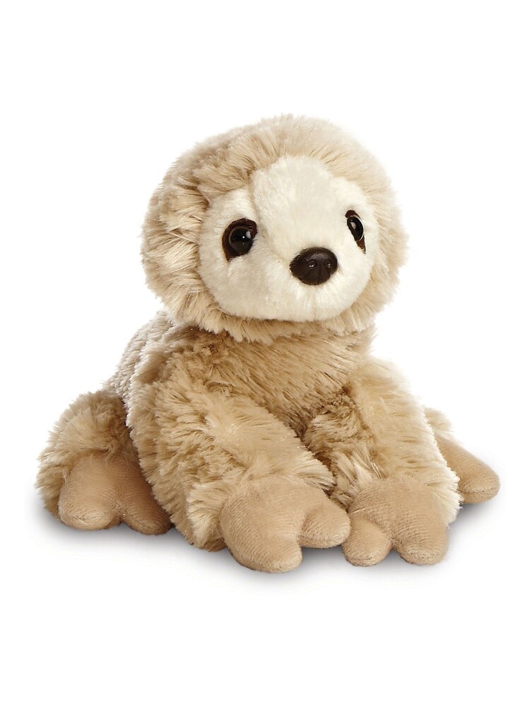 Aurora World Mini Flopsies Sloth 8 Inch Plush Soft Toy - Image 1 of 3