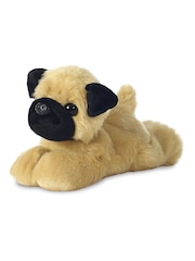 Aurora World Mini Flopsies Mr Pugster Pug 8 Inch Plush Soft Toy - Image 1 of 2