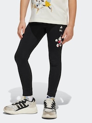adidas Black Disney Mickey Mouse Leggings - Image 1 of 6