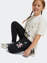 adidas Black Disney Mickey Mouse Leggings - Image 4 of 6