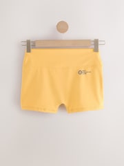 self. Yellow Short High Waist Leggings - Image 6 of 8