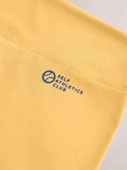 self. Yellow Short High Waist Leggings - Image 7 of 8